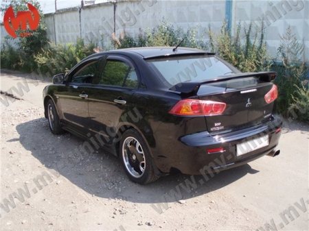 АБС-пластик Козырек на заднее стекло Lancer X